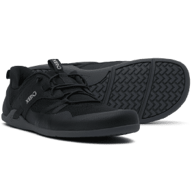 Изключително гъвкави боси мъжки маратонки Xero - Prio Coast в черно.