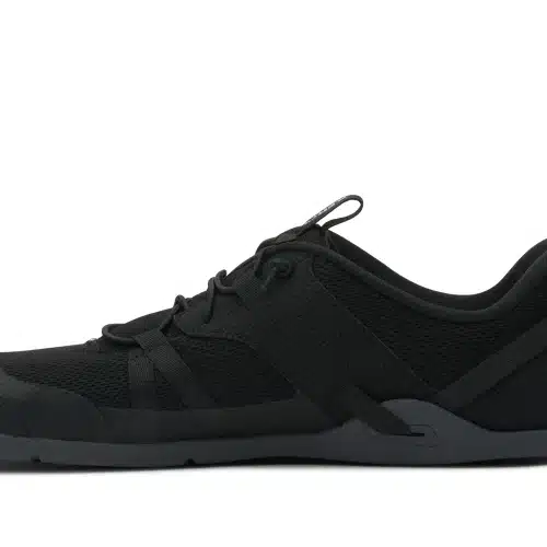 Изключително гъвкави боси мъжки маратонки Xero - Prio Coast в черно.