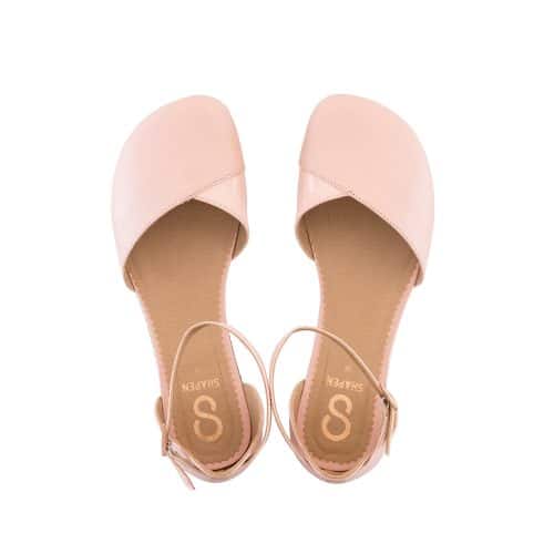 Сандали-балеринки Shapen - Poppy в нежен розов цвят и Regular прилягане.