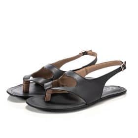 Дамски боси сандали с форма на сърце Shapen - Mai 2.0 в черно.