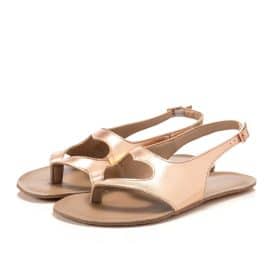 Дамски боси сандали с форма на сърце Shapen - Mai 2.0 в цвят розово злато.