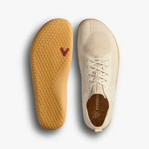 Дишащи обувки VIVOBAREFOOT - Primus Lite Natural в разцветка Coconut.