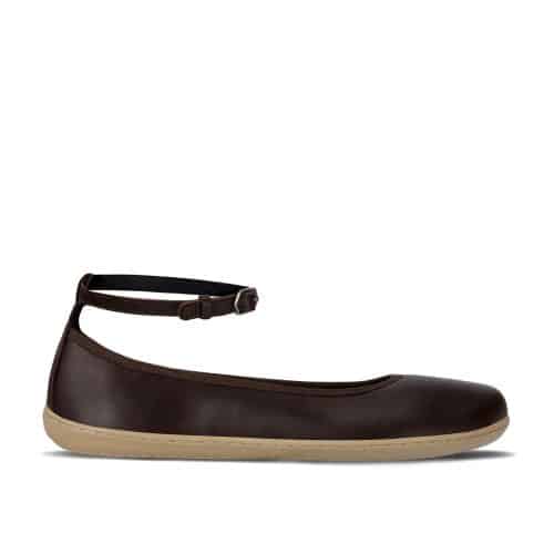 Дамски балеринки Be Lenka - Florence в тъмнокафява напа кожа.