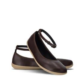 Дамски балеринки Be Lenka - Florence в тъмнокафява напа кожа.