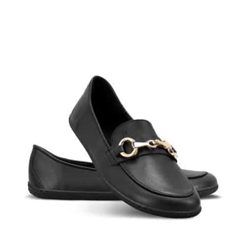 Дамски боси мокасини Be Lenka - Viva. Напа кожа в черно.