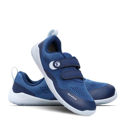 Мрежести боси детски маратонки с подсилен борд Be Lenka - Nubo в синьо.