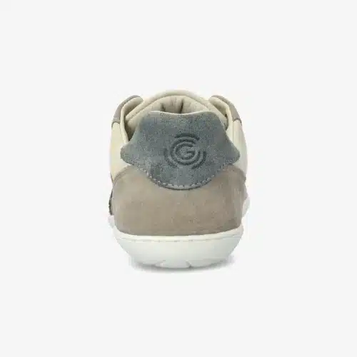 Боси обувки Groundies - G01 в разцветка Beige / Sage Green. В приятни земни тонове.