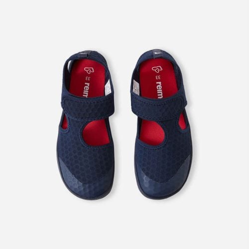 Бързосъхнещи детски боси сандали Reima - Rantaan в тъмно синьо.