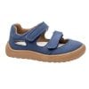 Детски боси сандали, изработени от дишащ текстил в син деним Protetika - Tafi.