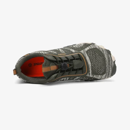 Боси обувки петопръстки Saguaro - Active II Pro в цвят войнишко зелено.