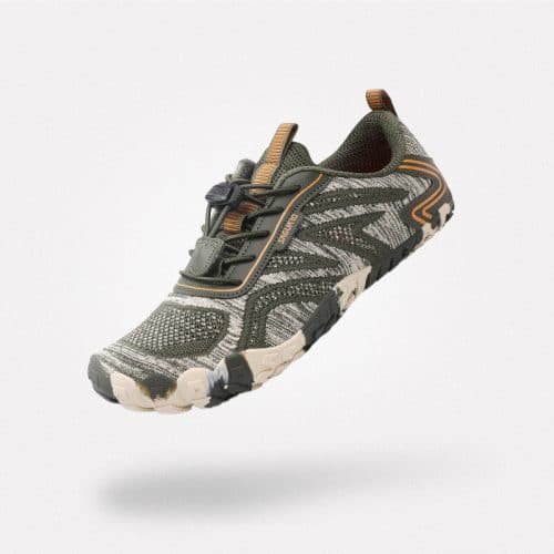 Боси обувки петопръстки Saguaro - Active II Pro в цвят войнишко зелено.