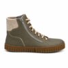 Боси ботуши от естествени материали Magical Shoes - Alaskan Evo в зелено - Khaki.
