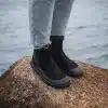 Боси боти Groundies - Sienna в класическо черно.